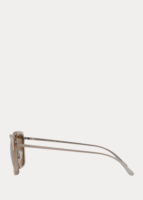 Ralph Lauren Squared Sunglasses Béžový | 1JIBHlw3