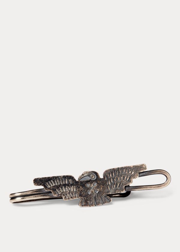 Ralph Lauren Sterling Silver Bird Tie Clip Stříbrné | PEsLEm0Y