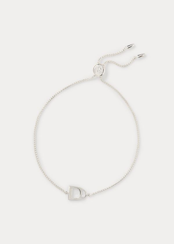 Ralph Lauren Stirrup Slider Bracelet Stříbrné | QthEKH1p