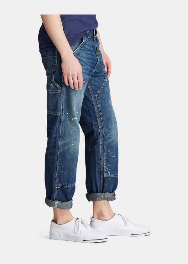 Ralph Lauren Straight Fit Carpenter Jean Blankyt | U8hMUucA
