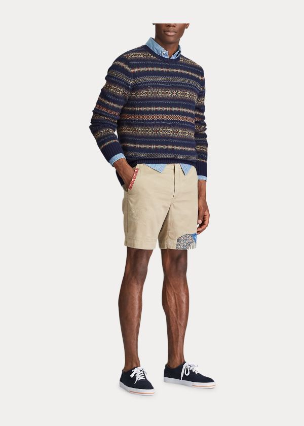 Ralph Lauren Straight Fit Distressed Krátké Hnědožlutý | cHhJSoD2