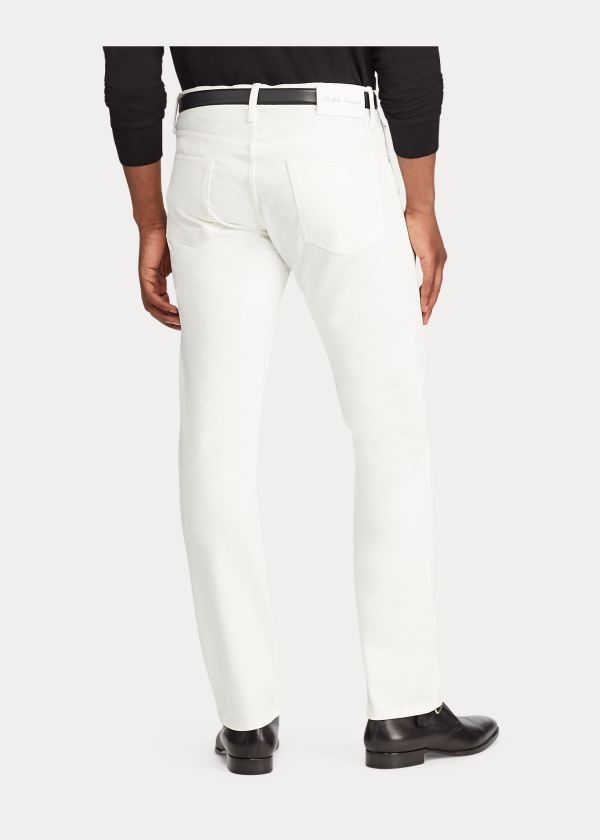 Ralph Lauren Straight Fit Jean Bílé | Y3ecuubC