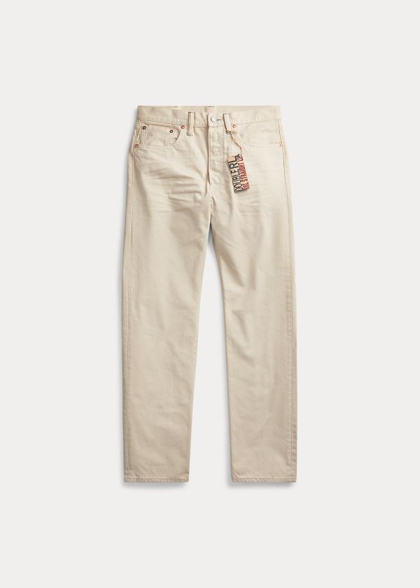 Ralph Lauren Straight Fit Jean Krém | gCm3NCJT