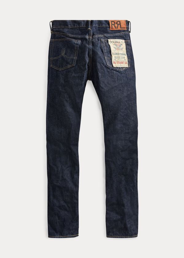 Ralph Lauren Straight-Fit Once-Washed Denim Blankyt Blankyt Světle Modré | IKmOkrDo