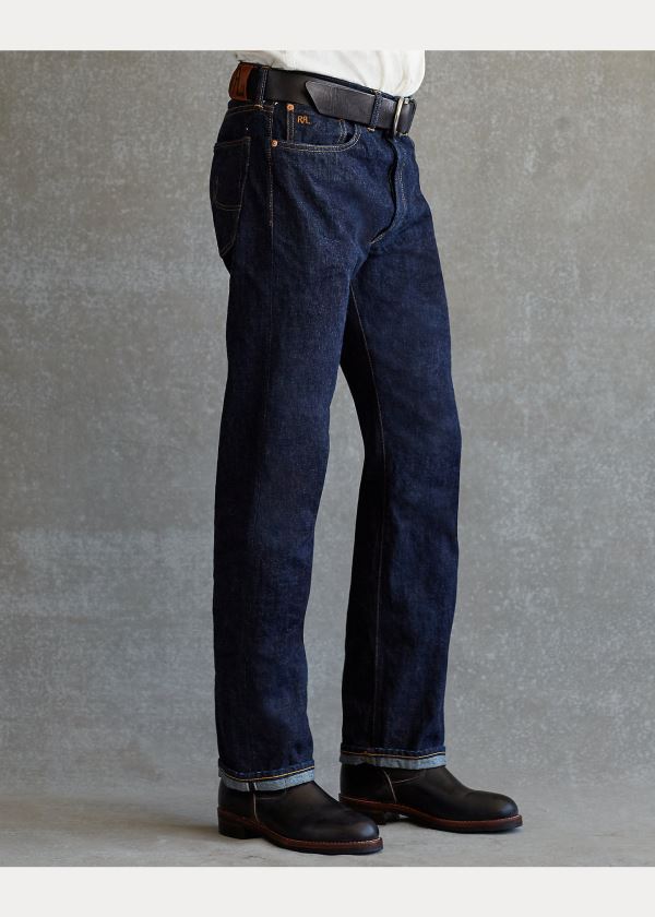 Ralph Lauren Straight-Fit Once-Washed Denim Blankyt Blankyt Světle Modré | IKmOkrDo