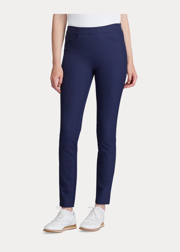 Ralph Lauren Stretch Atletické Golfové Pant Tmavě Blankyt | 9MlyjZei
