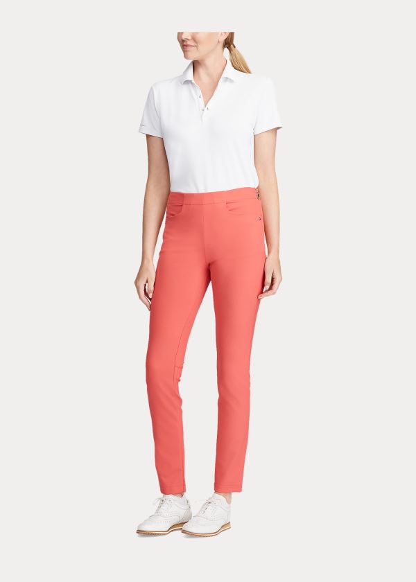 Ralph Lauren Stretch Atletické Golfové Pant Červené | KUSOYMZI