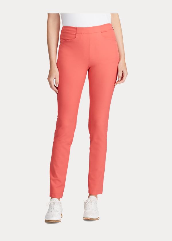 Ralph Lauren Stretch Atletické Golfové Pant Červené | KUSOYMZI