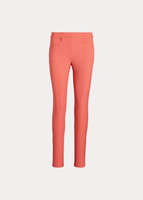 Ralph Lauren Stretch Atletické Golfové Pant Červené | KUSOYMZI