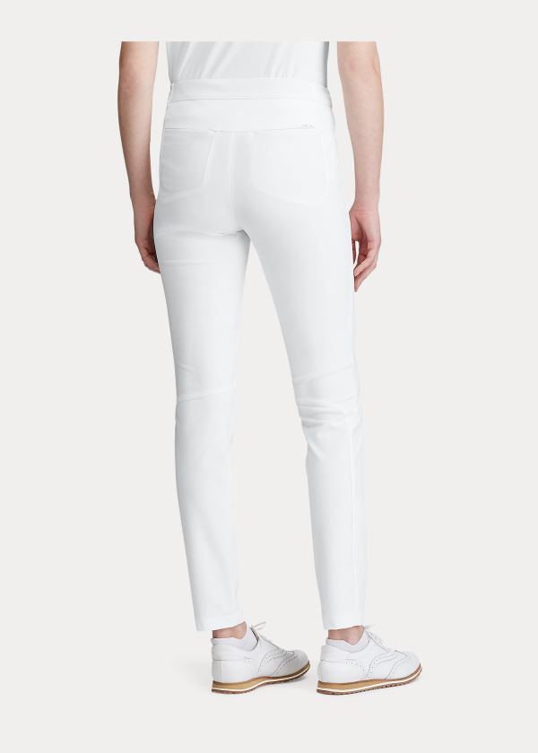 Ralph Lauren Stretch Atletické Golfové Pant Bílé | TvROduX7