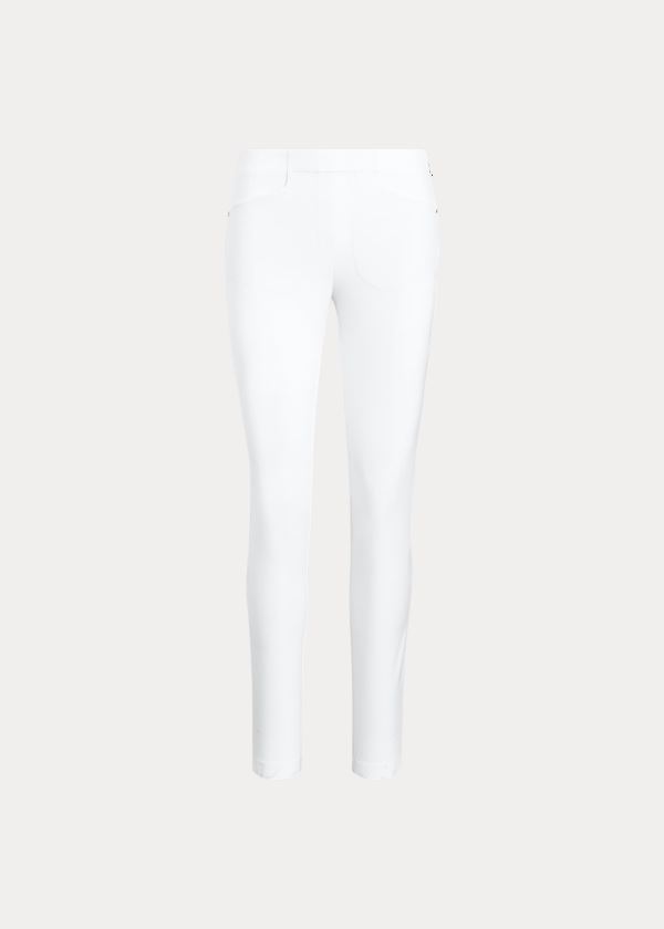 Ralph Lauren Stretch Atletické Golfové Pant Bílé | TvROduX7