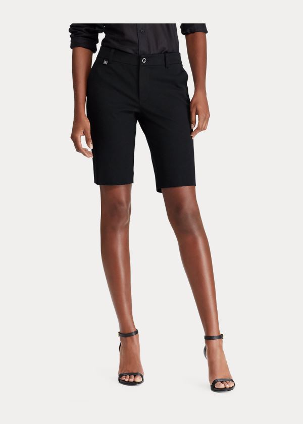 Ralph Lauren Stretch Bavlněné Krátké Černé | 95AEmzLw