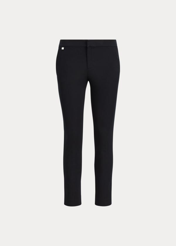 Ralph Lauren Stretch Bavlněné Pant Černé | kXfFCPyH