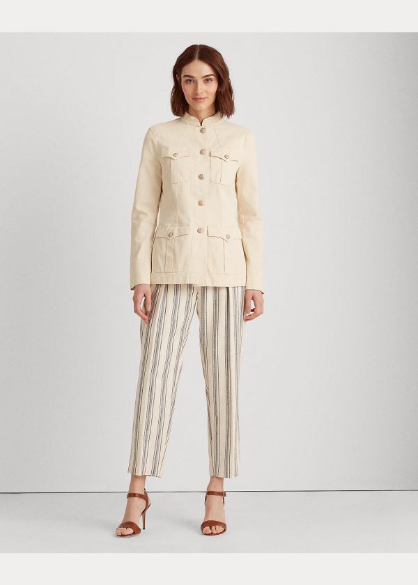 Ralph Lauren Stretch-Bavlněné Platene Jacket Béžový | ccQxXzFu