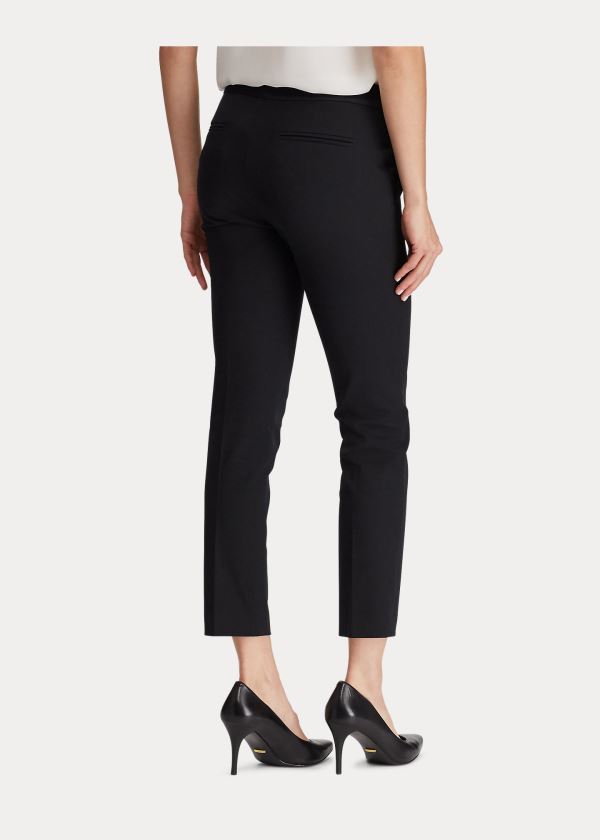 Ralph Lauren Stretch Bavlněné Skinny Pant Černé | UeQh6rft