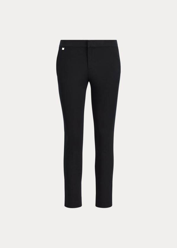 Ralph Lauren Stretch Bavlněné Skinny Pant Černé | UeQh6rft