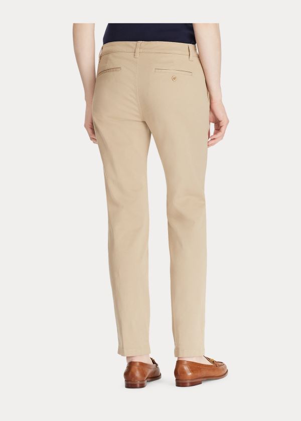 Ralph Lauren Stretch Bavlněné Skinny Pant Hnědé | ll7IoPa7