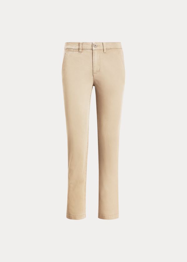 Ralph Lauren Stretch Bavlněné Skinny Pant Hnědé | ll7IoPa7