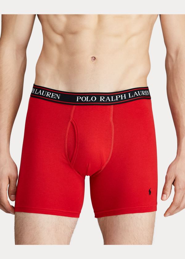 Ralph Lauren Stretch Boxerské Brief 3-Pack Tmavě Šedé | 2XZ72Nf4