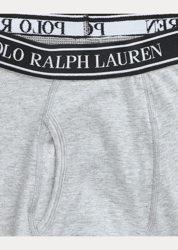 Ralph Lauren Stretch Boxerské Brief 3-Pack Černé | TKJpXlLR
