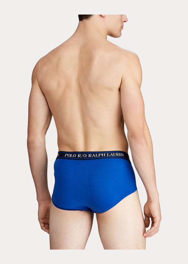 Ralph Lauren Stretch Brief 4-Pack Blankyt | PQtrIxD2