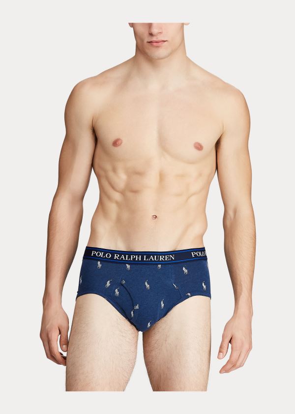 Ralph Lauren Stretch Brief 4-Pack Blankyt | PQtrIxD2