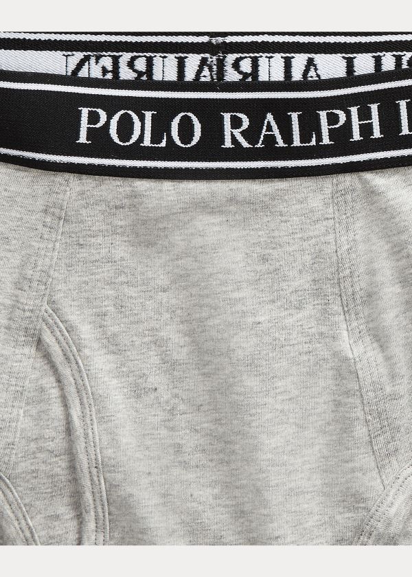 Ralph Lauren Stretch Brief 4-Pack Černé | mYkVnwWh