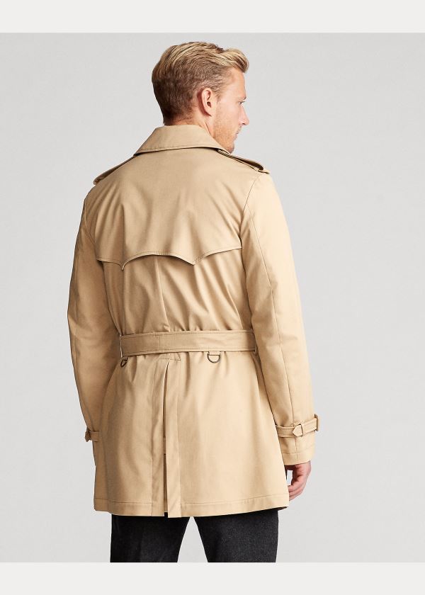 Ralph Lauren Stretch Chino Trench Coat Hnědé | 4p6FDcfJ