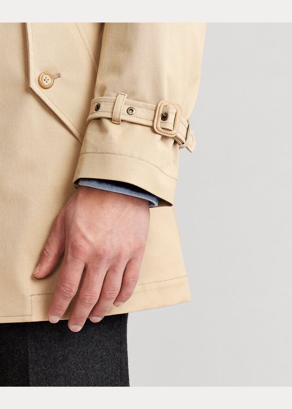 Ralph Lauren Stretch Chino Trench Coat Hnědé | 4p6FDcfJ