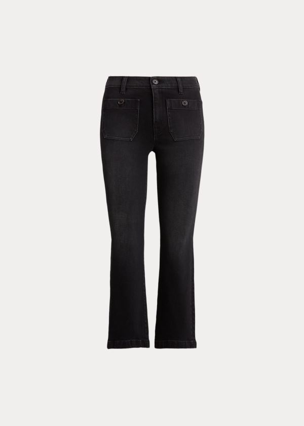 Ralph Lauren Stretch Classic Ankle Jean Černé Blankyt Světle Modré | 6qVzuXKZ