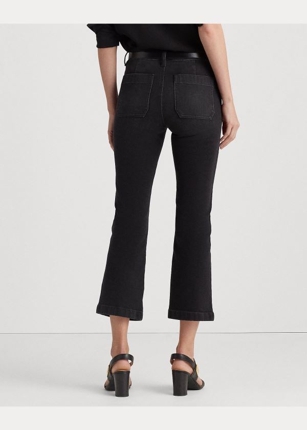 Ralph Lauren Stretch Classic Ankle Jean Černé Blankyt Světle Modré | 6qVzuXKZ