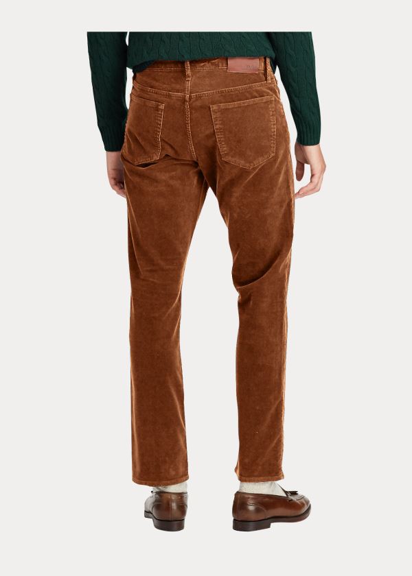 Ralph Lauren Stretch Classic Corduroy Pant Hnědé | 3asH3O7D