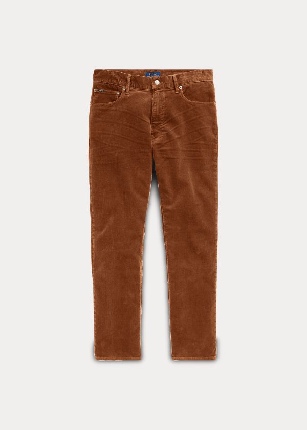 Ralph Lauren Stretch Classic Corduroy Pant Hnědé | 3asH3O7D