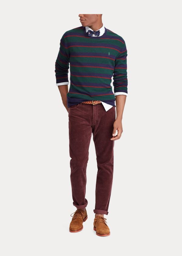 Ralph Lauren Stretch Classic Corduroy Pant Vínové | 9aqaPqHV