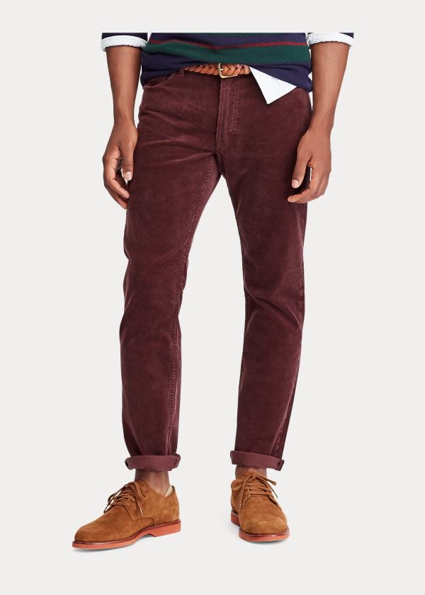 Ralph Lauren Stretch Classic Corduroy Pant Vínové | 9aqaPqHV