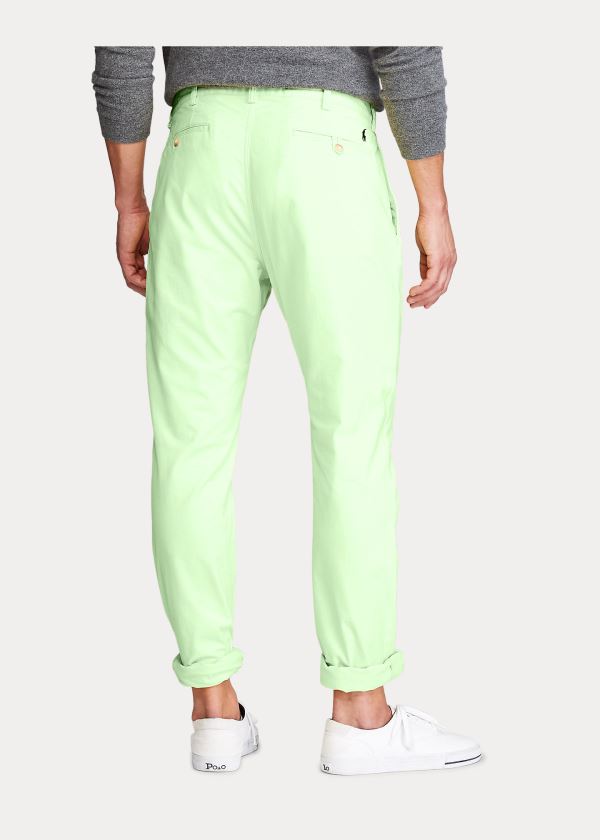 Ralph Lauren Stretch Classic Fit Chino Pant Zelene | 4z0imRdH