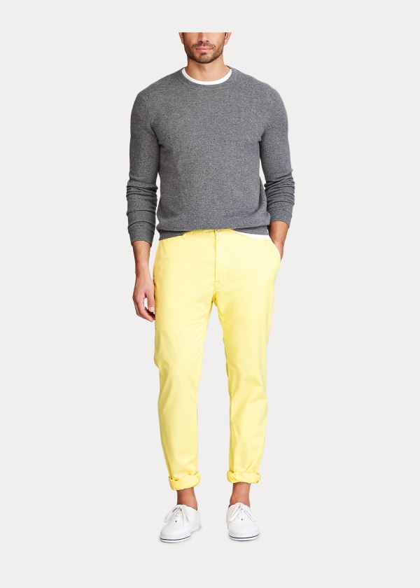 Ralph Lauren Stretch Classic Fit Chino Pant Žluté | dCGnbhlX