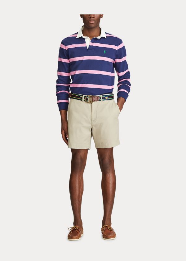 Ralph Lauren Stretch Classic Fit Krátké Hnědožlutý | 33s7JmW3