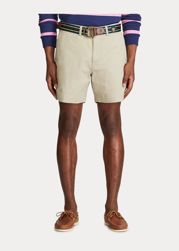 Ralph Lauren Stretch Classic Fit Krátké Hnědožlutý | 33s7JmW3