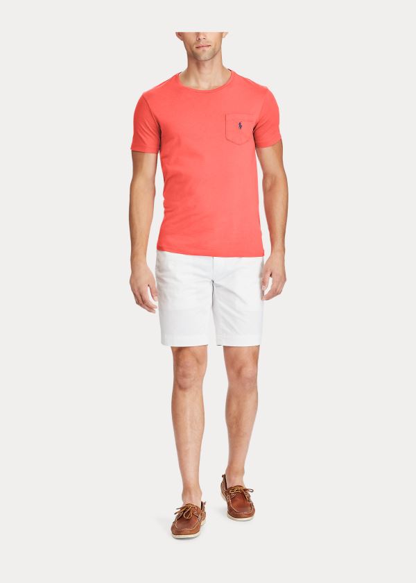 Ralph Lauren Stretch Classic Fit Krátké Bílé | 8LAoDJyE
