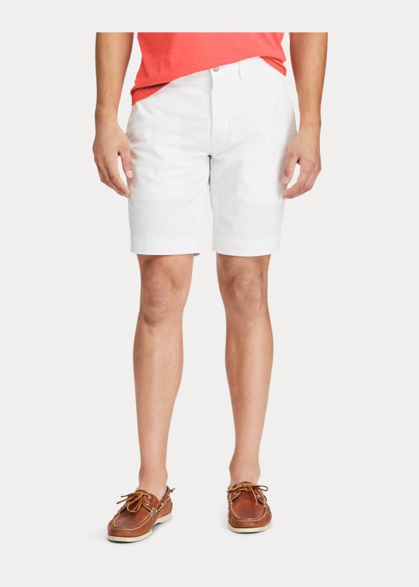 Ralph Lauren Stretch Classic Fit Krátké Bílé | 8LAoDJyE