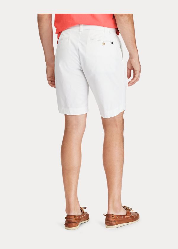 Ralph Lauren Stretch Classic Fit Krátké Bílé | 8LAoDJyE