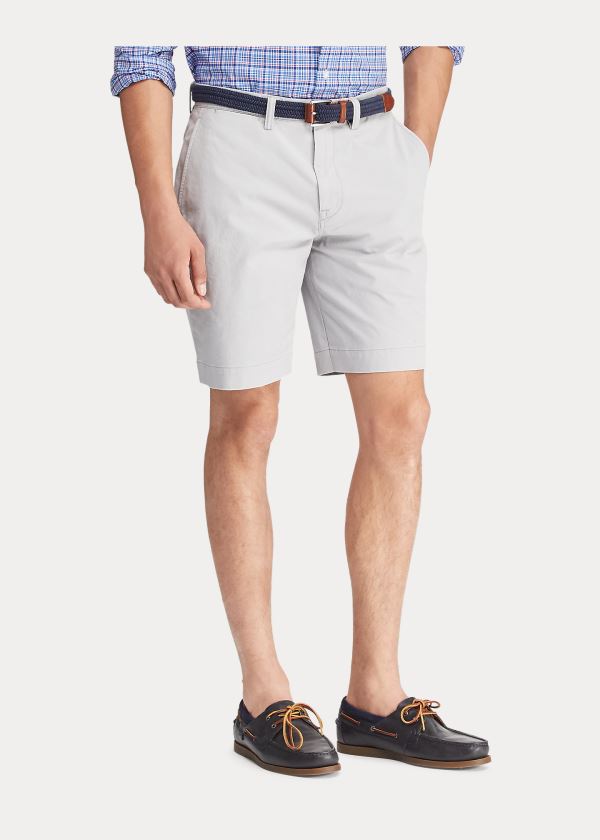 Ralph Lauren Stretch Classic Fit Krátké Šedé | B5YOOsVK