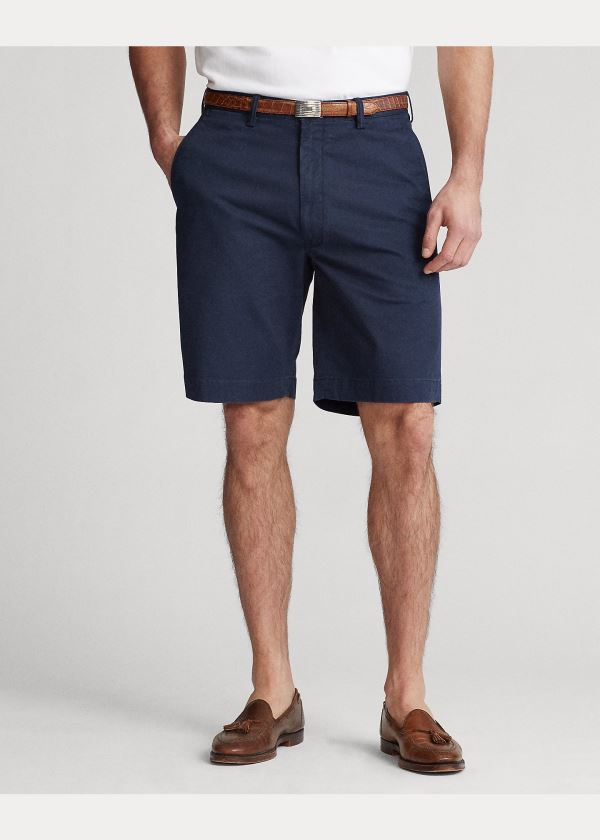 Ralph Lauren Stretch Classic Fit Krátké Tmavě Blankyt | EqtPJybk