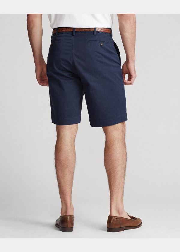Ralph Lauren Stretch Classic Fit Krátké Tmavě Blankyt | EqtPJybk