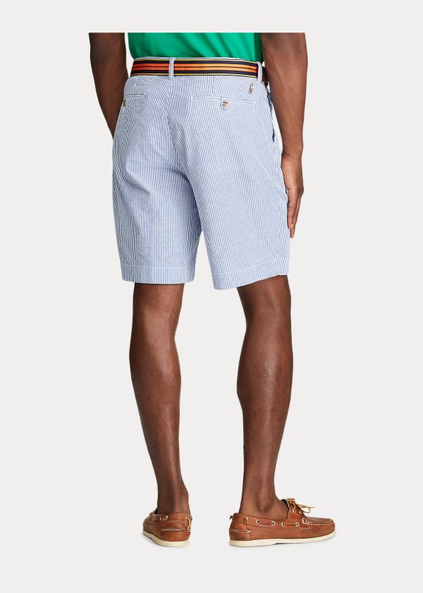 Ralph Lauren Stretch Classic Fit Krátké Blankyt Bílé | GOqayfyO