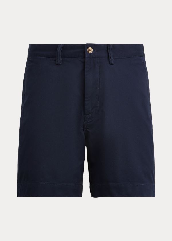 Ralph Lauren Stretch Classic Fit Krátké Tmavě Blankyt | HMU6w8y6