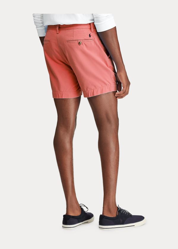 Ralph Lauren Stretch Classic Fit Krátké Červené | NCAtdm34