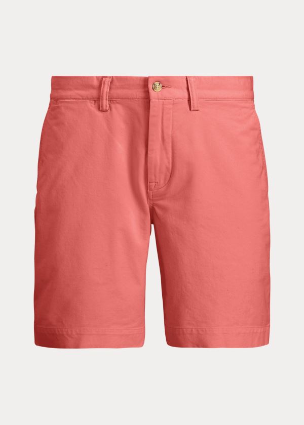 Ralph Lauren Stretch Classic Fit Krátké Červené | NCAtdm34