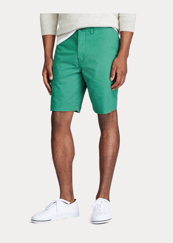 Ralph Lauren Stretch Classic Fit Krátké Zelene | SswOZT3g